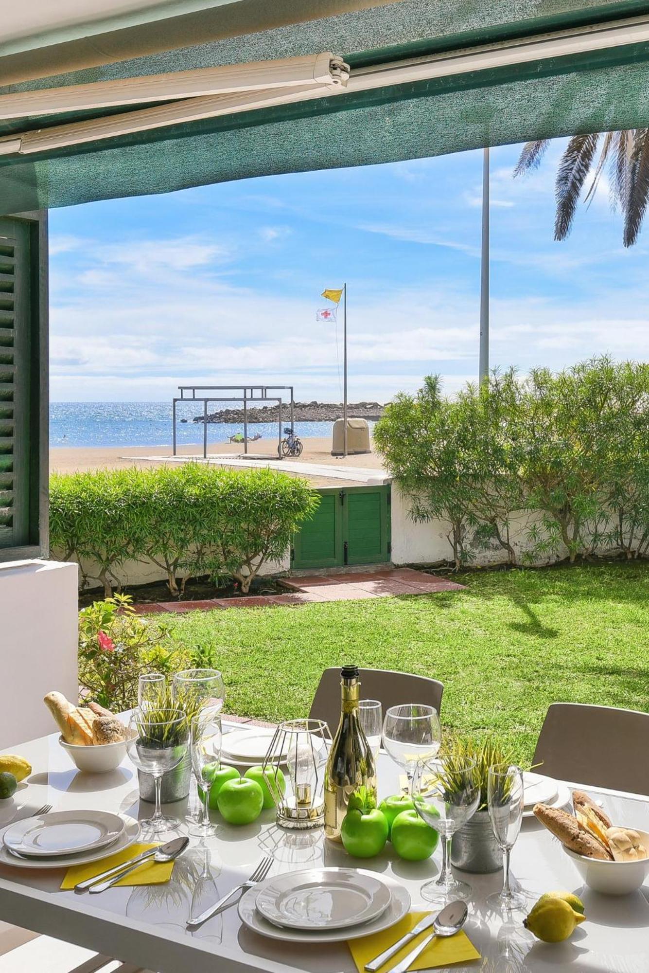 Beachfront Apartment Las Burras Mra 02 San Agustín Екстериор снимка