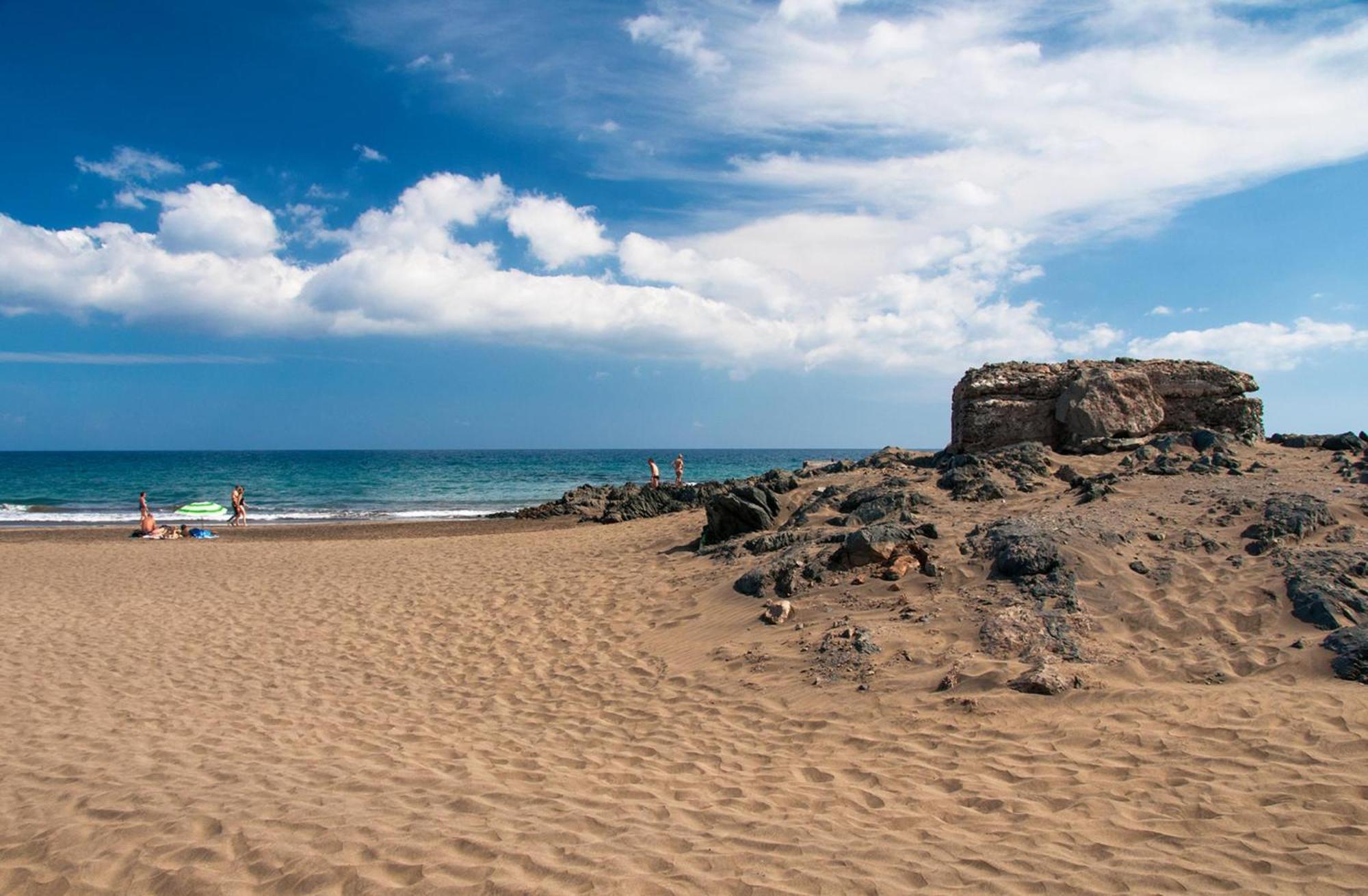 Beachfront Apartment Las Burras Mra 02 San Agustín Екстериор снимка